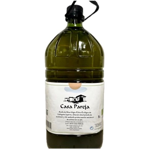 ACEITE OLIVA ECOLÓGICO V.E. GARRAFA 5 L.